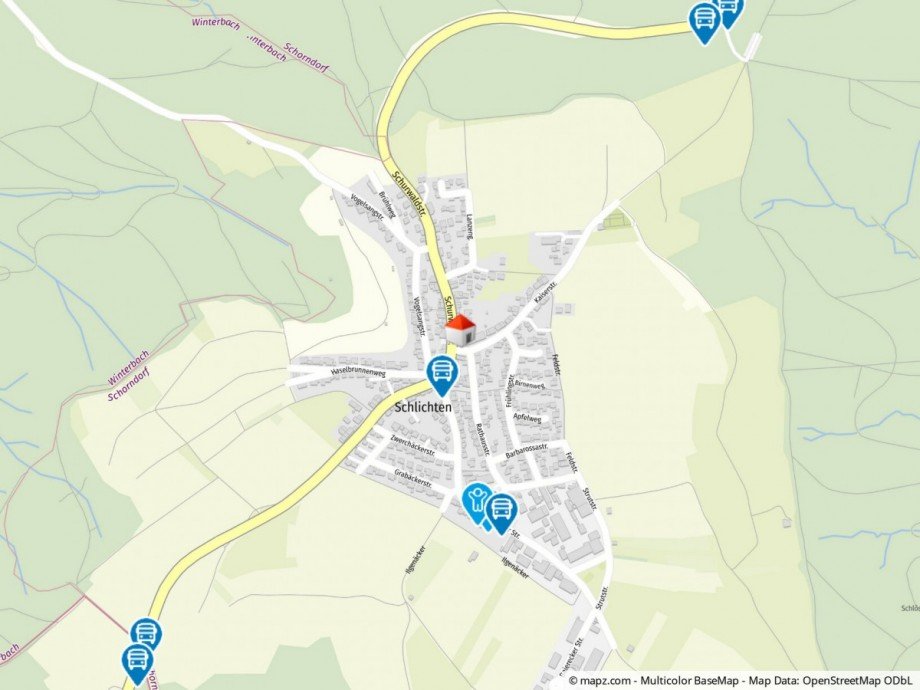 Geolyzer Kartenausschnitt Etagenwohnung Schorndorf