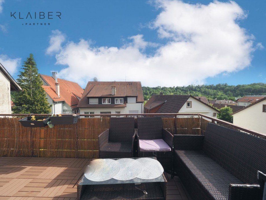 Balkon S�d Zweifamilienhaus Ebersbach an der Fils