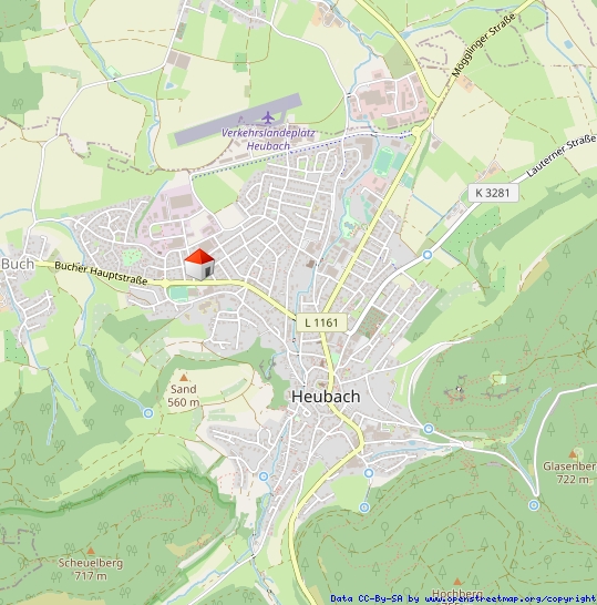 Lageplan Etagenwohnung Heubach