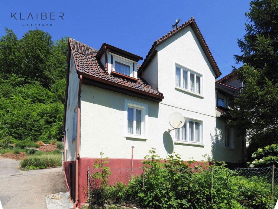 Ansicht S�dwest Einfamilienhaus Schw�bisch Gm�nd / Rechberg