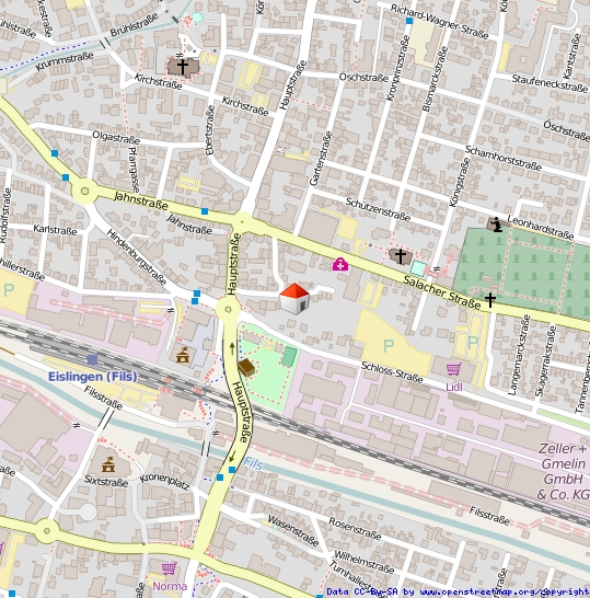 Lageplan Etagenwohnung Eislingen/Fils