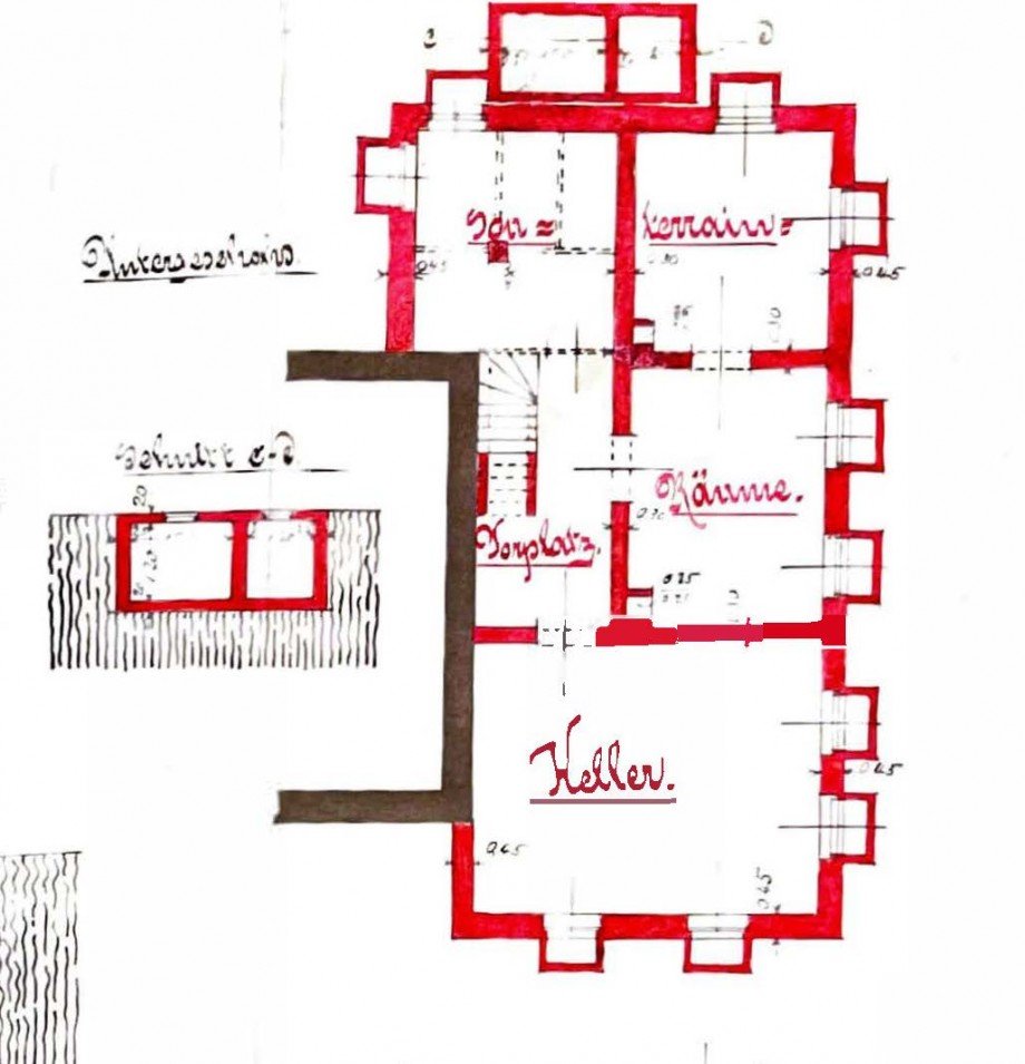 Grundriss UG Mehrfamilienhaus Eislingen