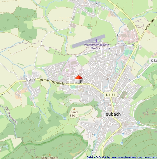 Lageplan Etagenwohnung Heubach