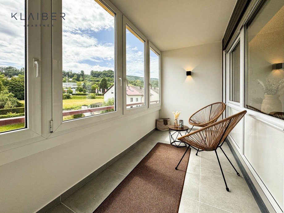 Loggia/Balkon Etagenwohnung Heubach