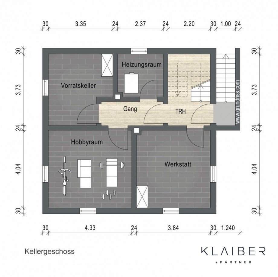 Grundriss UG Einfamilienhaus Diespeck