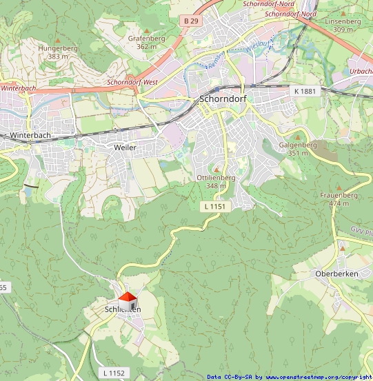 Lage Etagenwohnung Schorndorf