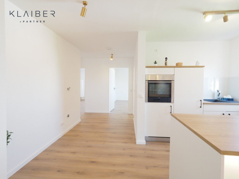 Blick aus Wohnzimmer Etagenwohnung Heubach