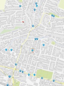 Geolyzer Kartenausschnitt Historisch Sch�nes Haus in Aussichtslage mit Garage und tollem Garten ...Renovierungsbed�rftig