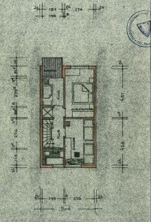 Grundriss OG Reihenhaus mit sch�nem Garten und 2 Garagen sucht junge Familie !!!